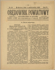 Orędownik na Powiat Bydgoski, 1922, nr 43