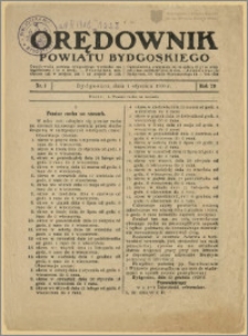 Orędownik Powiatu Bydgoskiego, 1930, nr 1