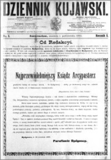 Dziennik Kujawski 1893.10.01 R.1 nr 1