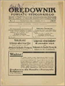 Orędownik Powiatu Bydgoskiego, 1933, nr 1