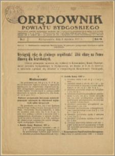 Orędownik Powiatu Bydgoskiego, 1937, nr 1