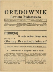 DOrędownik Powiatu Bydgoskiego, 1939, nr 17