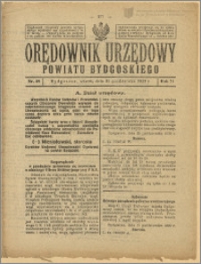 Orędownik Urzędowy Powiatu Bydgoskiego, 1922, nr 48
