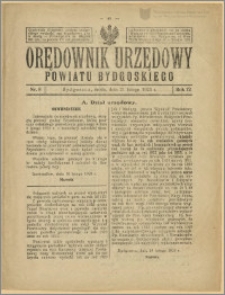 Orędownik Urzędowy Powiatu Bydgoskiego, 1923, nr 8