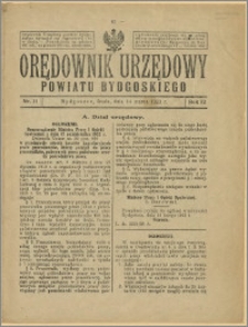 Orędownik Urzędowy Powiatu Bydgoskiego, 1923, nr 11