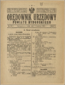 Orędownik Urzędowy Powiatu Bydgoskiego, 1923, nr 16