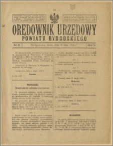 Orędownik Urzędowy Powiatu Bydgoskiego, 1923, nr 21
