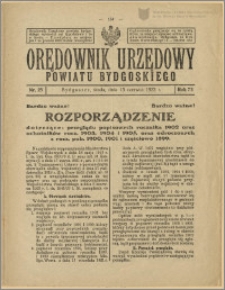 Orędownik Urzędowy Powiatu Bydgoskiego, 1923, nr 25