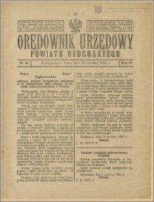 Orędownik Urzędowy Powiatu Bydgoskiego, 1923, nr 26