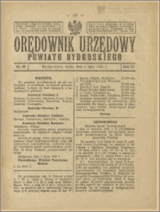 Orędownik Urzędowy Powiatu Bydgoskiego, 1923, nr 28
