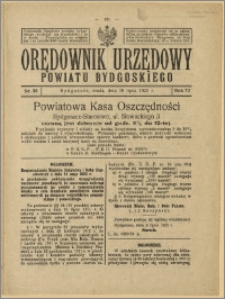 Orędownik Urzędowy Powiatu Bydgoskiego, 1923, nr 30