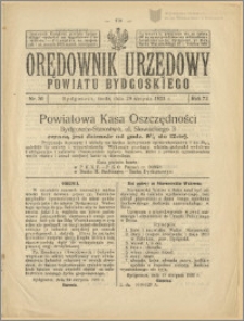 Orędownik Urzędowy Powiatu Bydgoskiego, 1923, nr 33