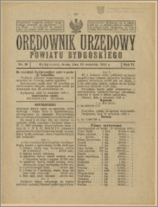 Orędownik Urzędowy Powiatu Bydgoskiego, 1923, nr 39