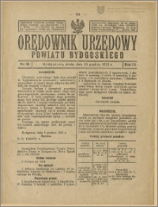 Orędownik Urzędowy Powiatu Bydgoskiego, 1923, nr 52