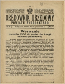 Orędownik Urzędowy Powiatu Bydgoskiego, 1923, nr 53