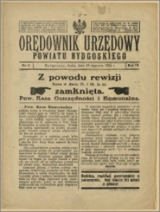 Orędownik Urzędowy Powiatu Bydgoskiego, 1924, nr 3