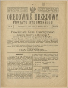 Orędownik Urzędowy Powiatu Bydgoskiego, 1924, nr 4