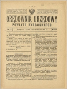 Orędownik Urzędowy Powiatu Bydgoskiego, 1924, nr 19
