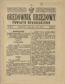 Orędownik Urzędowy Powiatu Bydgoskiego, 1924, nr 28