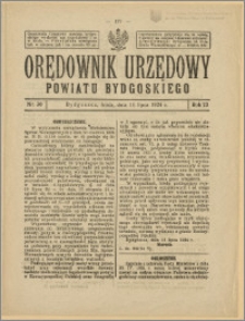 Orędownik Urzędowy Powiatu Bydgoskiego, 1924, nr 30