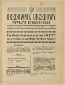 Orędownik Urzędowy Powiatu Bydgoskiego, 1924, nr 35