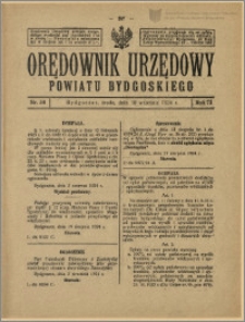 Orędownik Urzędowy Powiatu Bydgoskiego, 1924, nr 38