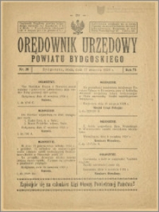 Orędownik Urzędowy Powiatu Bydgoskiego, 1924, nr 39