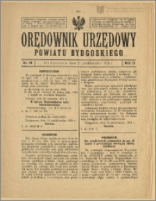 Orędownik Urzędowy Powiatu Bydgoskiego, 1924, nr 44