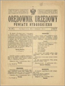 Orędownik Urzędowy Powiatu Bydgoskiego, 1924, nr 46