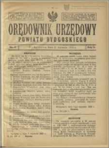 Orędownik Urzędowy Powiatu Bydgoskiego, 1925, nr 3