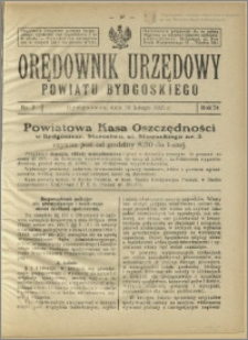 Orędownik Urzędowy Powiatu Bydgoskiego, 1925, nr 7