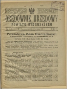 Orędownik Urzędowy Powiatu Bydgoskiego, 1925, nr 11