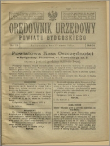 Orędownik Urzędowy Powiatu Bydgoskiego, 1925, nr 12