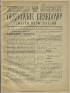 Orędownik Urzędowy Powiatu Bydgoskiego, 1925, nr 16