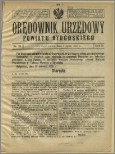 Orędownik Urzędowy Powiatu Bydgoskiego, 1925, nr 26