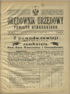 Orędownik Urzędowy Powiatu Bydgoskiego, 1925, nr 28