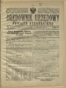 Orędownik Urzędowy Powiatu Bydgoskiego, 1925, nr 37
