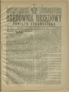 Orędownik Urzędowy Powiatu Bydgoskiego, 1925, nr 42