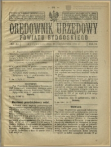 Orędownik Urzędowy Powiatu Bydgoskiego, 1925, nr 43