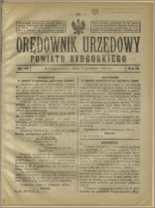 Orędownik Urzędowy Powiatu Bydgoskiego, 1925, nr 49