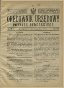 Orędownik Urzędowy Powiatu Bydgoskiego, 1925, nr 52