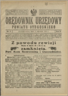 Orędownik Urzędowy Powiatu Bydgoskiego, 1926, nr 2