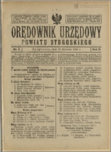 Orędownik Urzędowy Powiatu Bydgoskiego, 1926, nr 3
