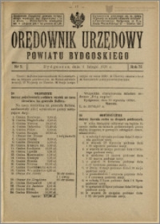 Orędownik Urzędowy Powiatu Bydgoskiego, 1926, nr 5