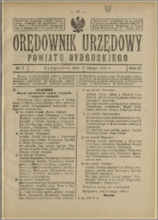 Orędownik Urzędowy Powiatu Bydgoskiego, 1926, nr 7