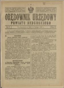 Orędownik Urzędowy Powiatu Bydgoskiego, 1926, nr 8
