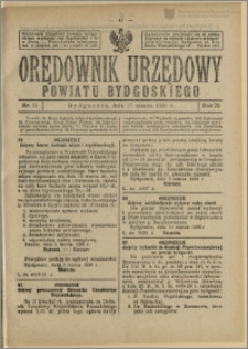 Orędownik Urzędowy Powiatu Bydgoskiego, 1926, nr 11