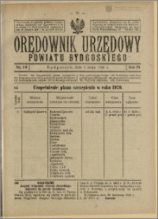 Orędownik Urzędowy Powiatu Bydgoskiego, 1926, nr 18