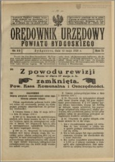 Orędownik Urzędowy Powiatu Bydgoskiego, 1926, nr 19