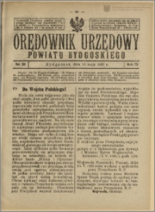 Orędownik Urzędowy Powiatu Bydgoskiego, 1926, nr 20